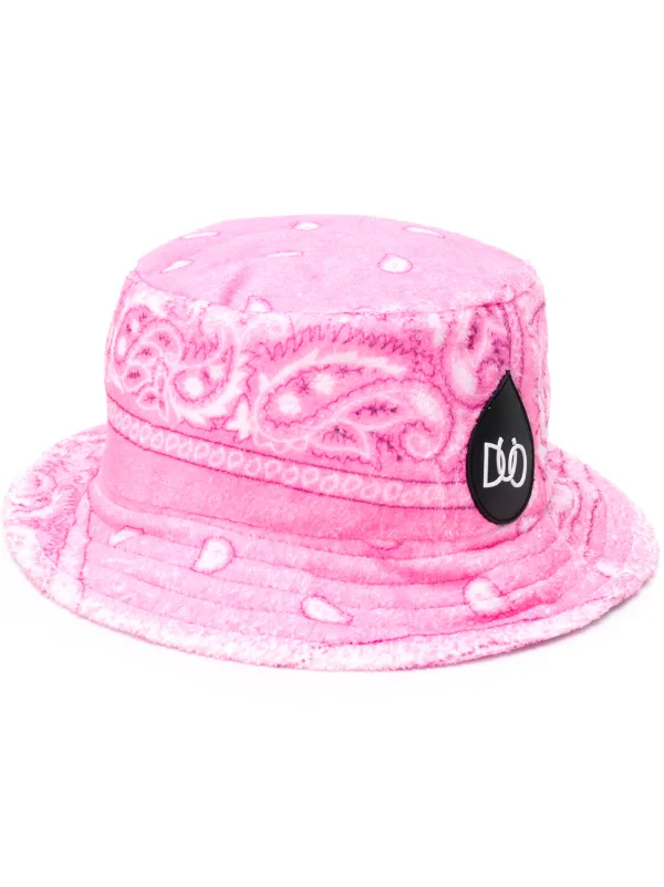 bandana print bucket hat