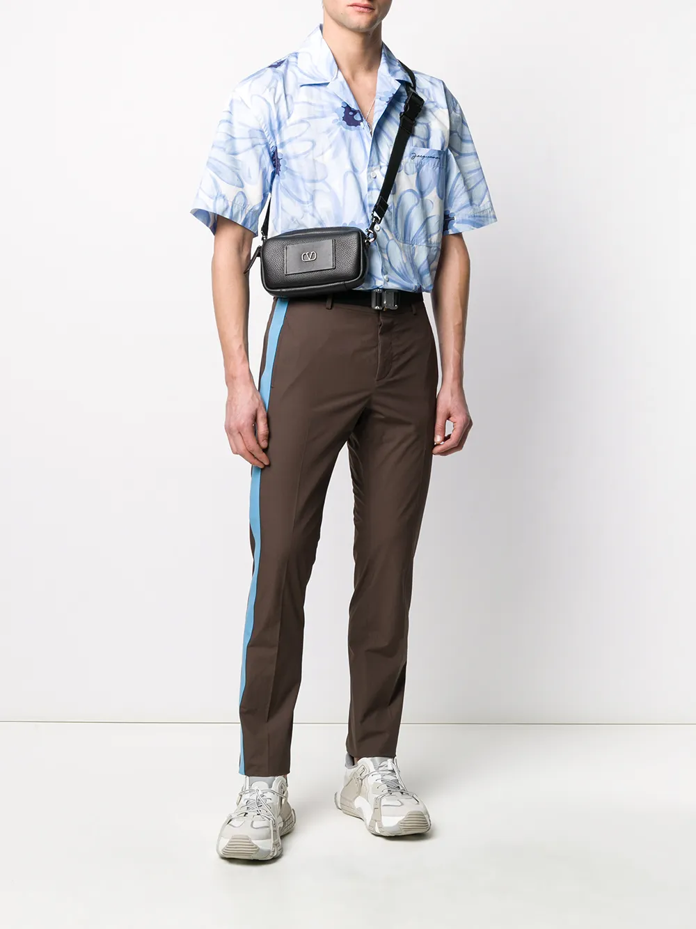 Valentino Garavani Slim-fit broek - Bruin