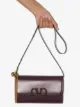 Valentino Garavani V logo leather clutch bag