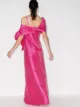 Carolina Herrera off-the-shoulder bow gown