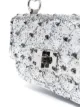 Valentino Garavani Rockstud Spike glitter-effect mini bag
