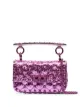 Image 1 of Valentino Garavani mini Spike glitter-effect bag