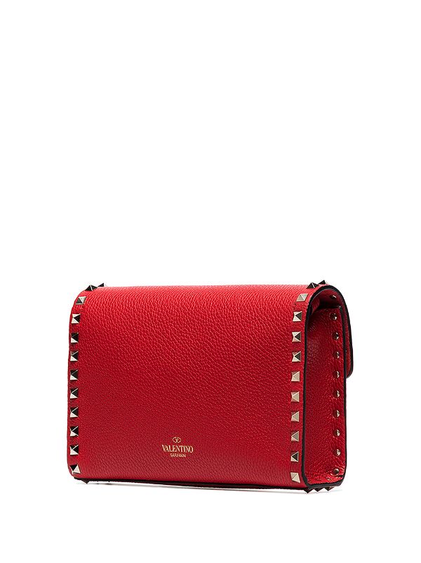 Valentino Garavani Rockstud - Shoulder bag for Woman - Red