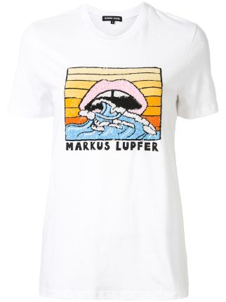 Markus Lupfer スパンコールロゴ Tシャツ - Farfetch