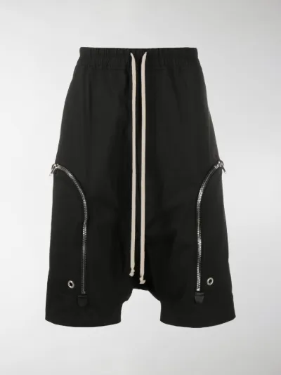 zip crotch shorts