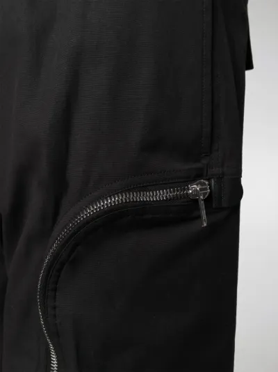 Rick Owens dropped-crotch zip-pocket 