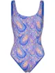 Image 1 of Etro open-back paisley-print swimsuit