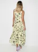 Erdem Mimosa Rosemont print faille dress