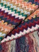 Missoni fringed crochet-knit scarf