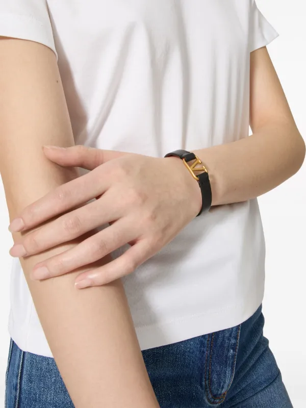 Black valentino bracelet online