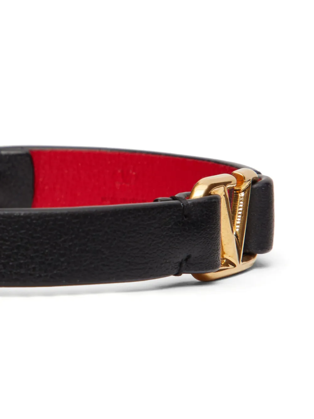 Image 2 of Valentino Garavani VLogo Signature leather bracelet