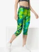 Versace Jungle print cropped leggings