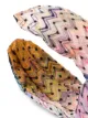 Missoni knotted crochet-knit headband