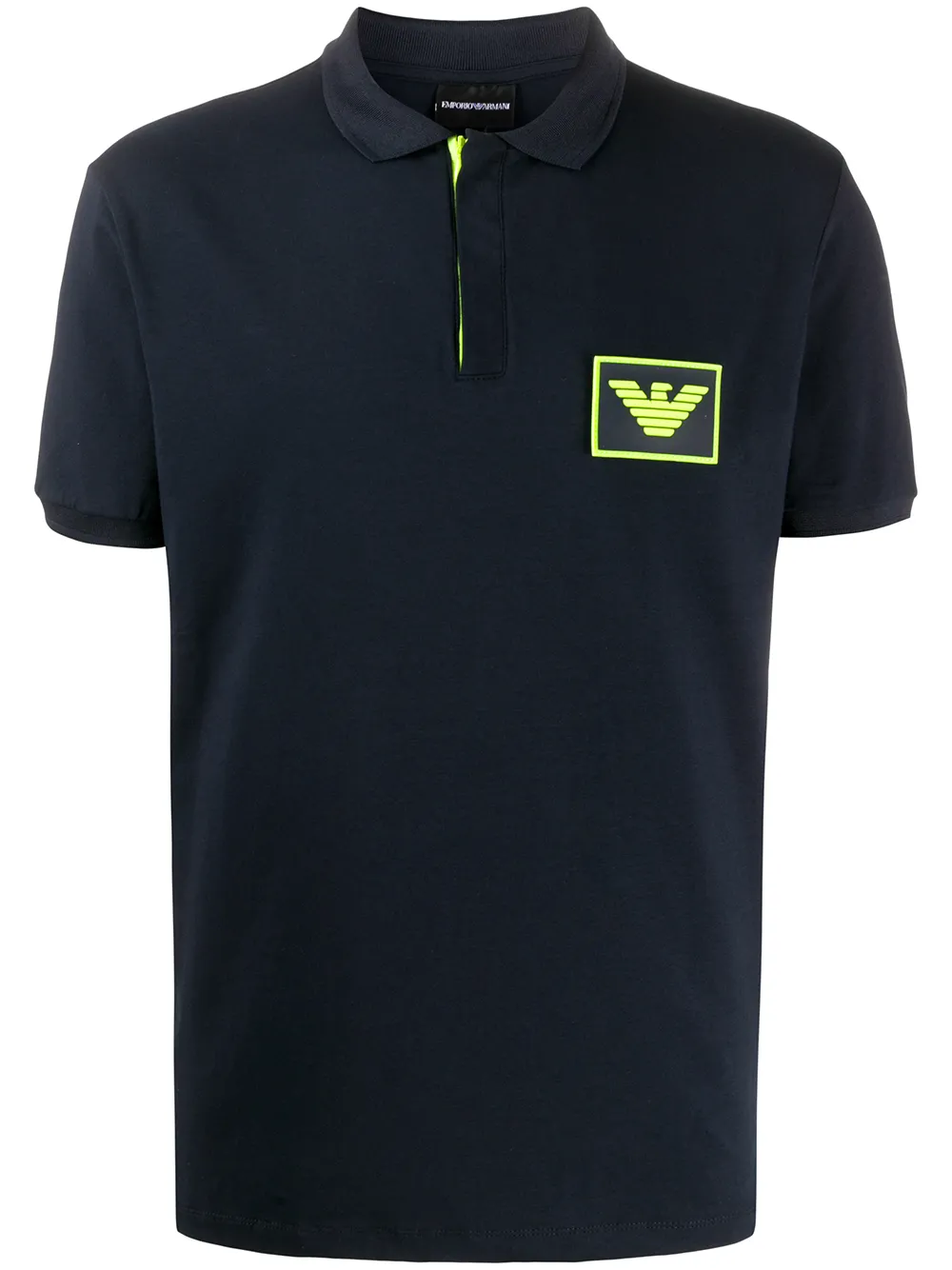 

Emporio Armani short sleeve polo shirt - Blue