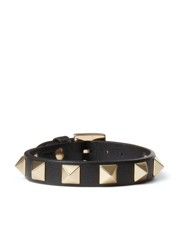 Valentino Garavani Rockstud Leather Bracelet Farfetch