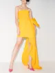 Image 2 of Carolina Herrera bow-detail asymmetric gown