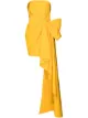 Image 1 of Carolina Herrera bow-detail asymmetric gown