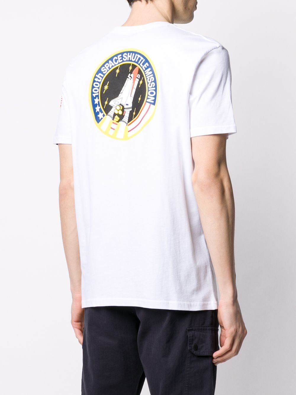 Alpha Industries NASA Print short-sleeve T-shirt - Farfetch