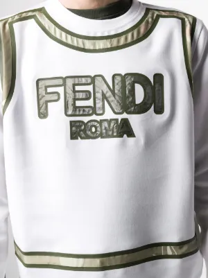 fendi print sweatshirt