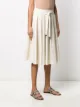 Peserico flared tie-waist skirt