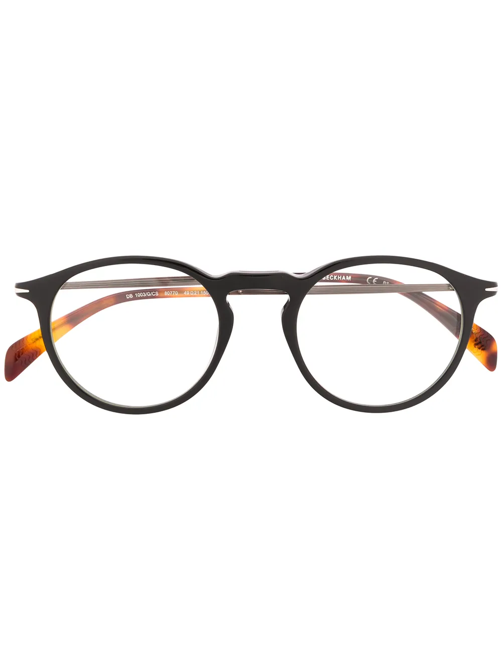 

Eyewear by David Beckham round frame glasses - Brown