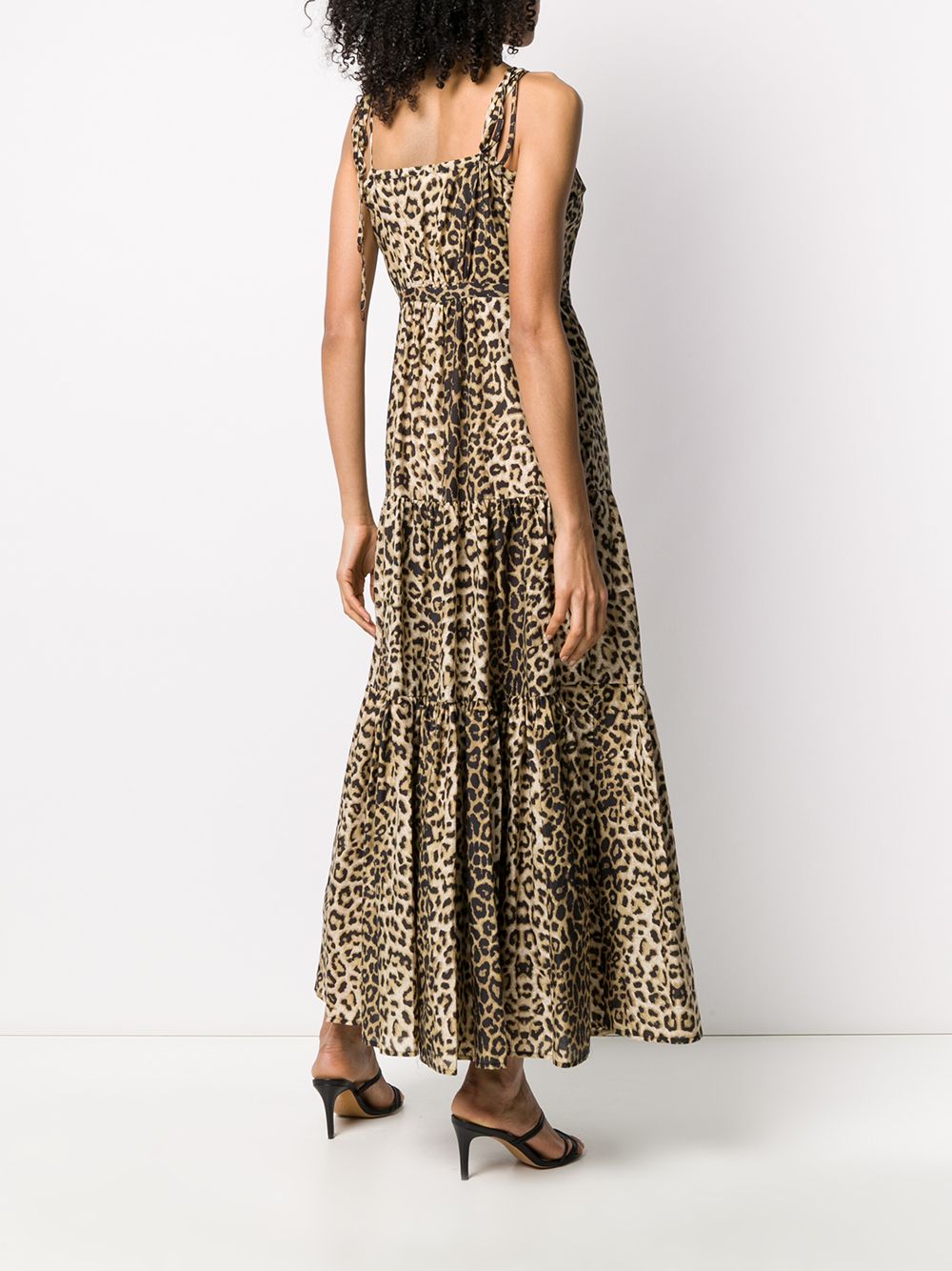 фото Veronica beard leopard print maxi dress