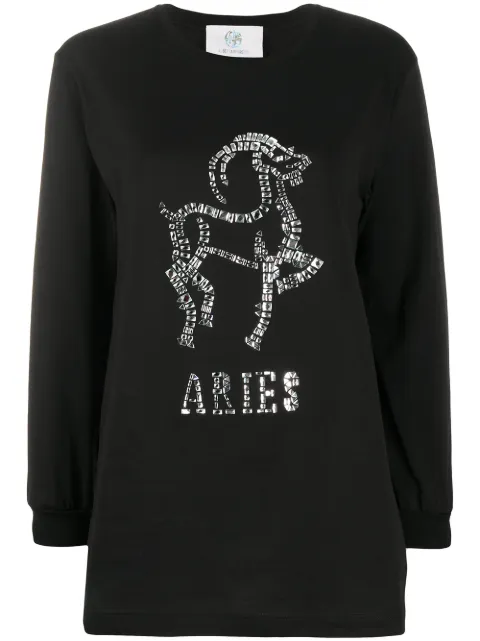 Alberta Ferretti — Aries crystal-embellished jumper