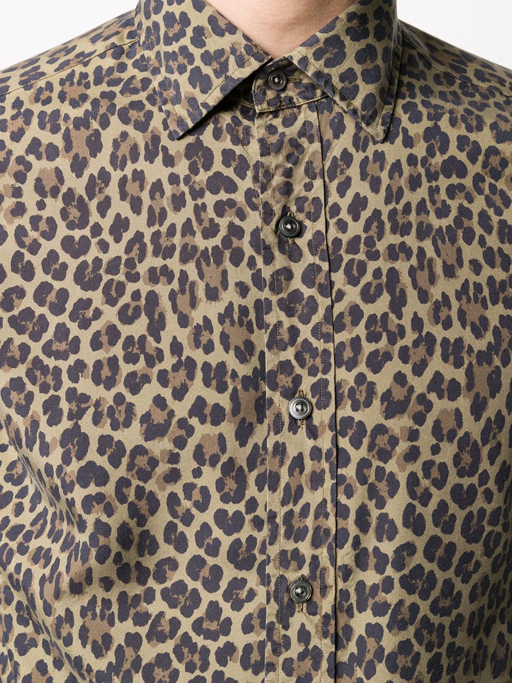 фото Tom ford рубашка с леопардовым принтом