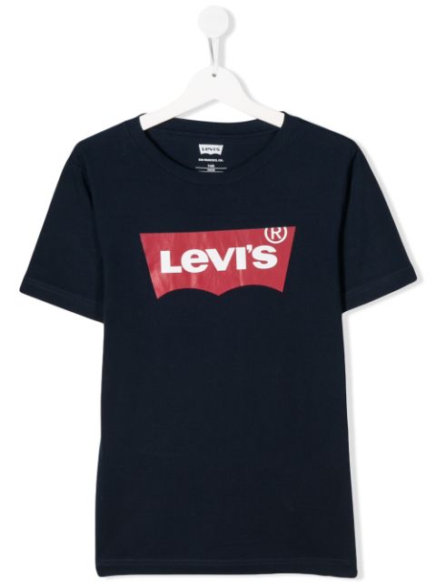 Levi's Kids TEEN cotton logo print T-shirt