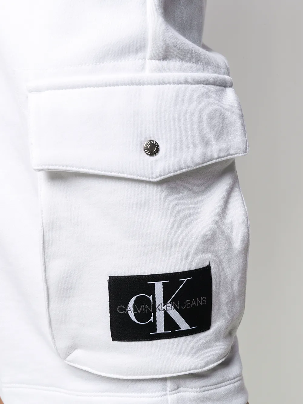фото Calvin klein jeans спортивные шорты с вышитым логотипом
