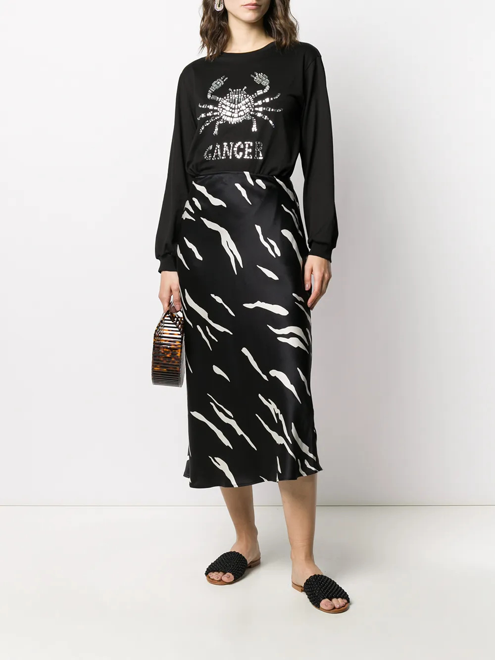 Alberta Ferretti Cancer crystal-embellished jumper | Knitted Sweaters | Image 2