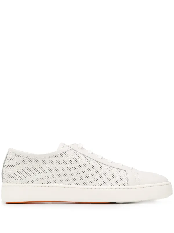 santoni sneakers white