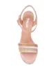 Pollini glitter stripe sandals