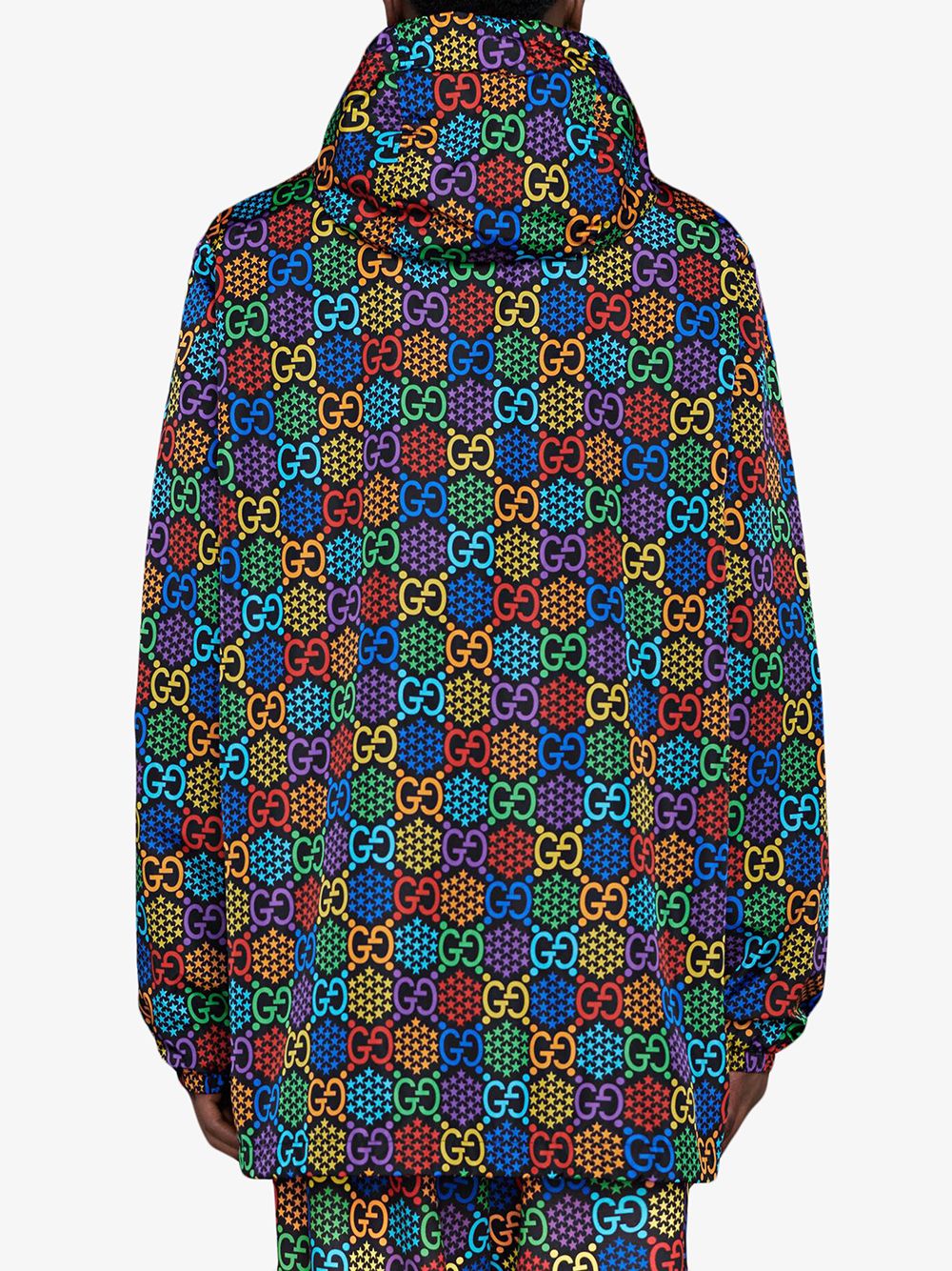 фото Gucci куртка с принтом gg psychedelic