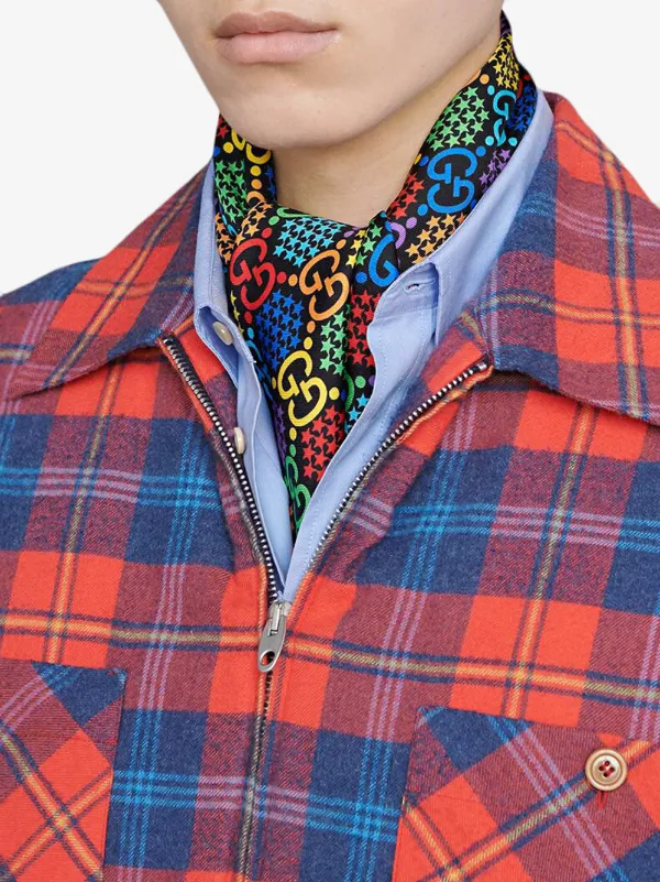 gucci psychedelic scarf