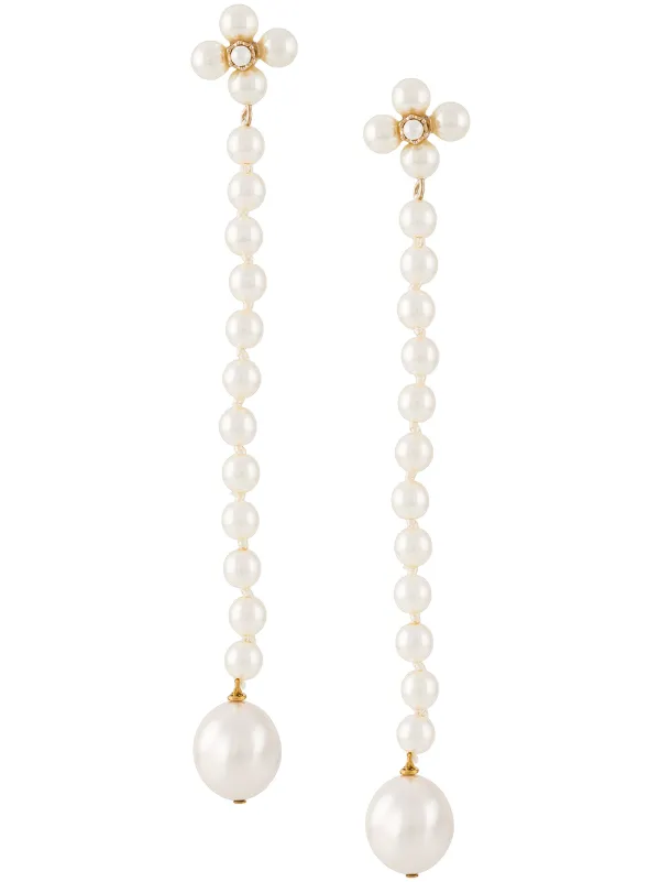 pearl pendant earrings