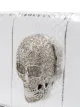 Philipp Plein skull metallic shoulder bag