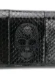 Philipp Plein crystal skull clutch bag