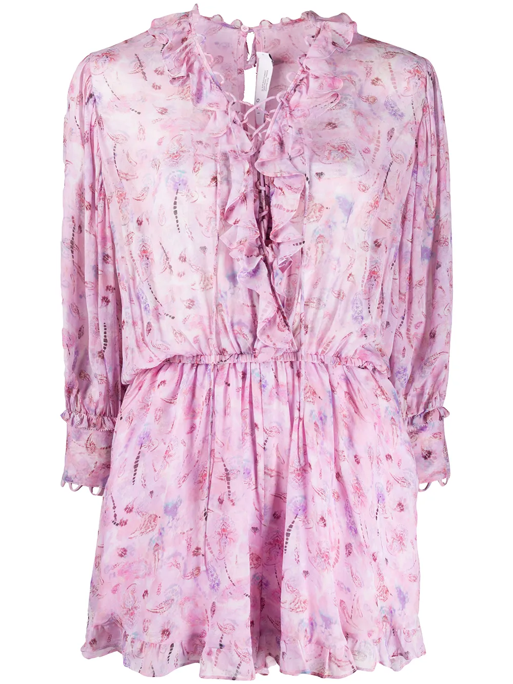 IRO JOYCE PAISLEY PRINT PLAYSUIT