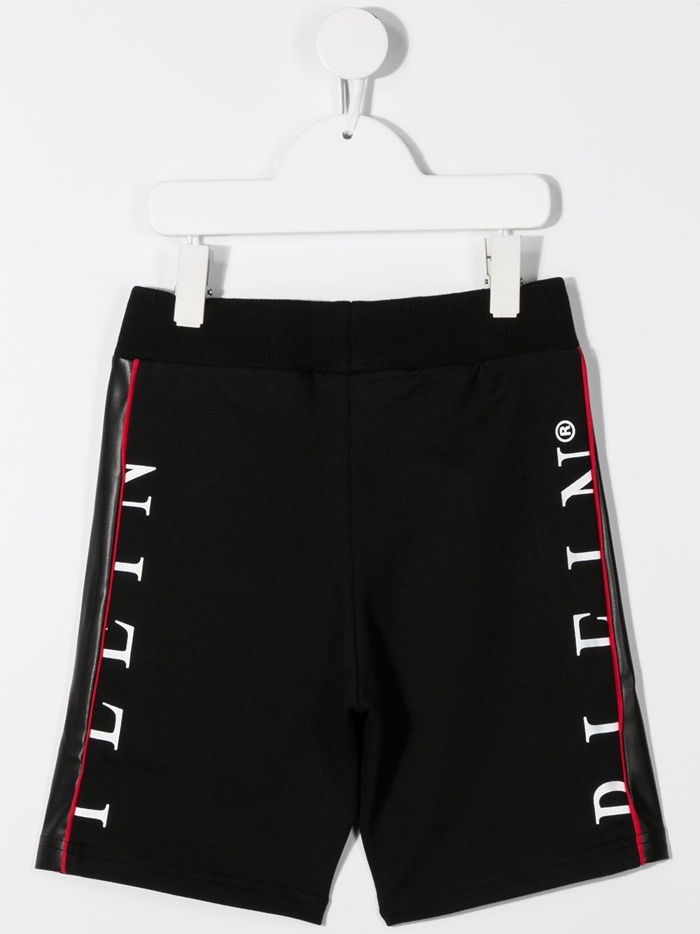 фото Philipp plein junior спортивные шорты с логотипом сбоку