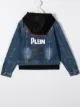 Image 2 of Philipp Plein Junior logo print denim jacket