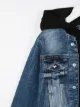 Philipp Plein Junior logo print denim jacket