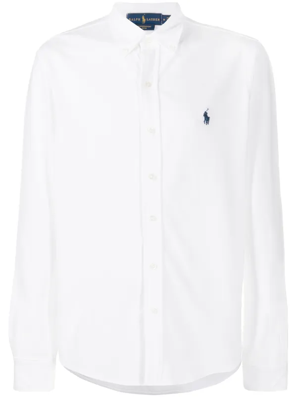 Polo Ralph Lauren Logo Embroidered Shirt - Farfetch