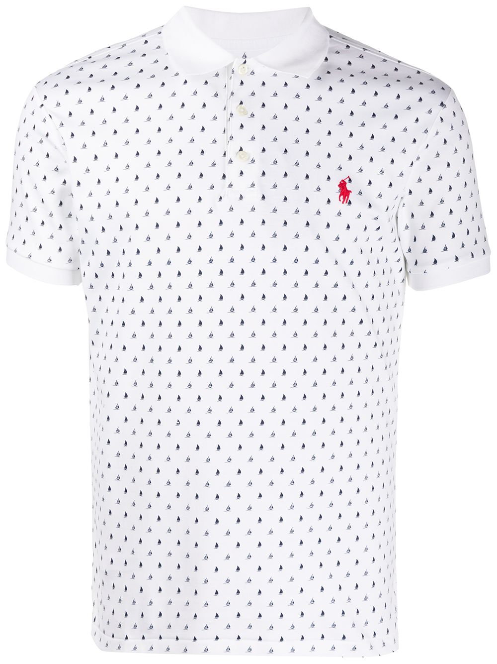 Polo Ralph Lauren Boats Polo Top In White