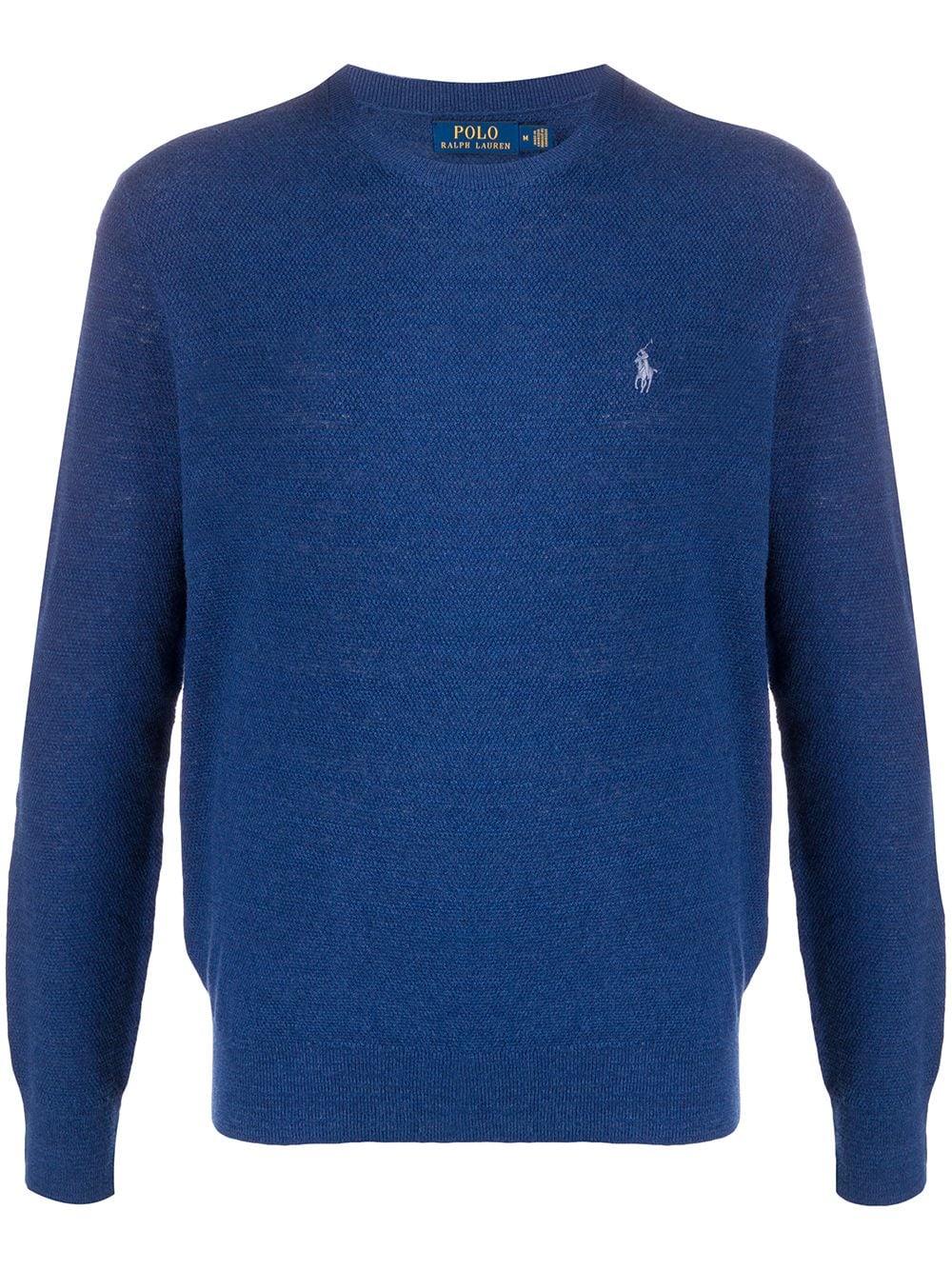 Polo Ralph Lauren Logo Embroidered Jumper In Blue