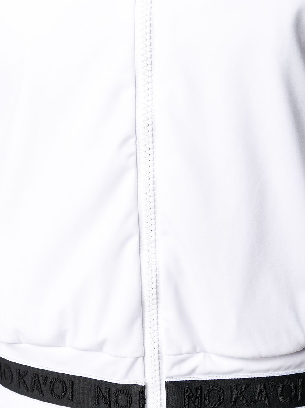 Shop No Ka'oi Zipped Two-tone Track Jacket In White