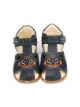 Geox Kids cat embroidered cut-out detail sandals
