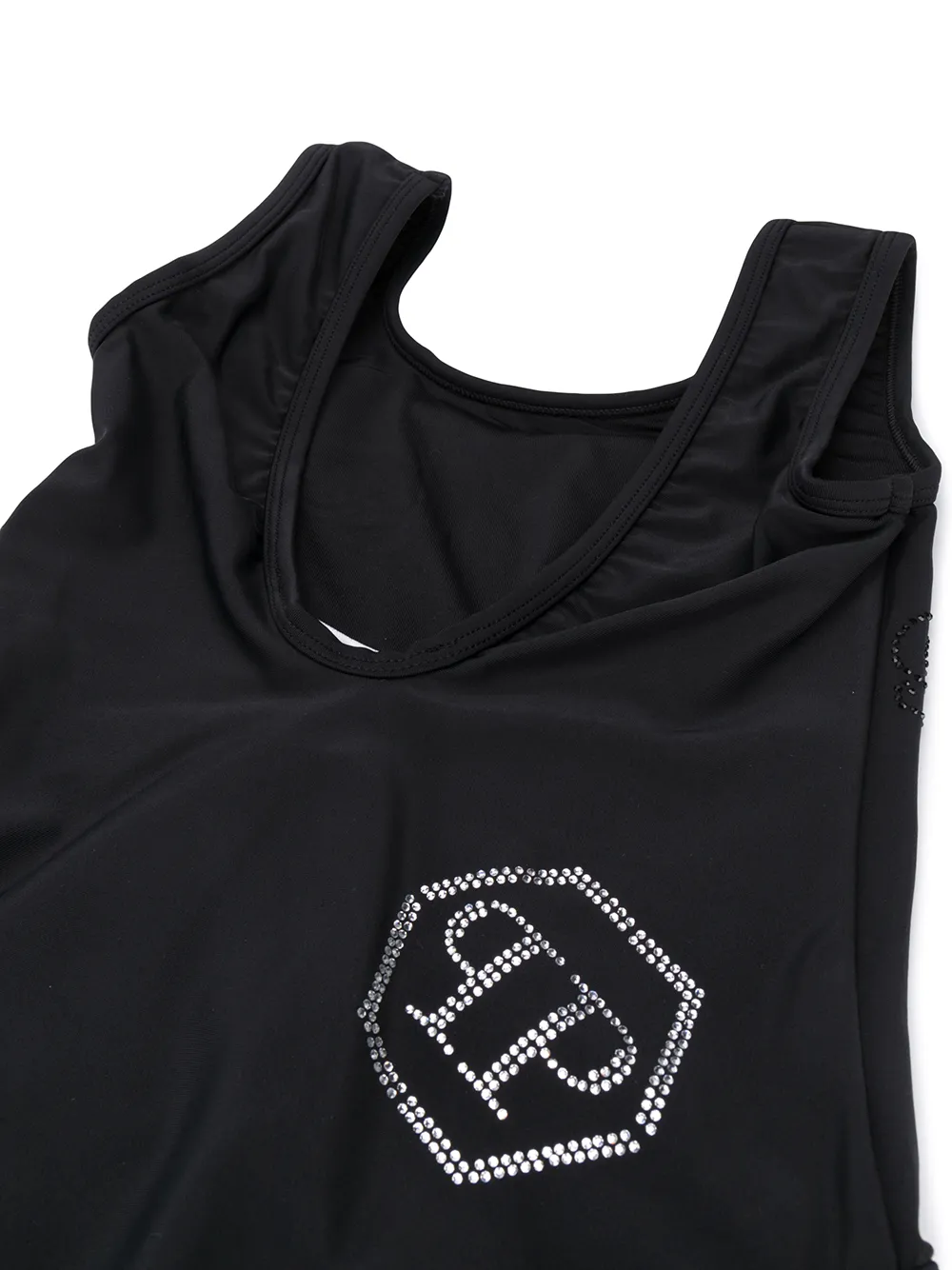 Image 2 of Philipp Plein Junior embellished signature swimsuit