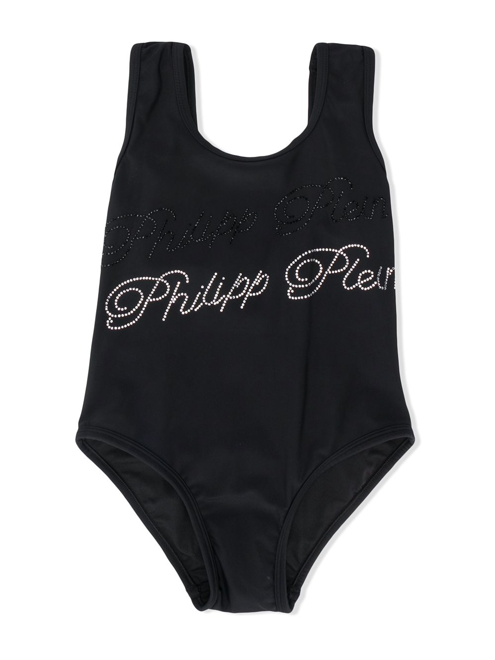 Image 1 of Philipp Plein Junior embellished signature swimsuit