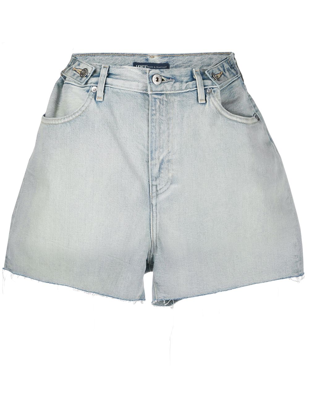 Levi's Wide-leg Denim Shorts In Blue